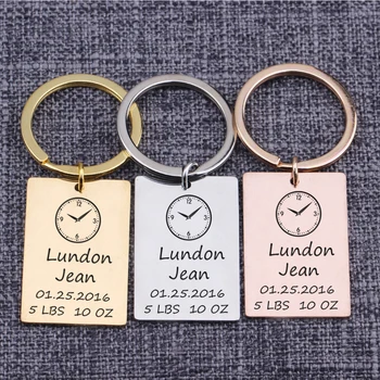 New Born Baby Stats Birth New Mom Dad Gift Name Keychain Jewelry Engraved Info Personalized Keepsake Date Custom Present
New Born Baby Stats Birth New Mom Dad Gift Name Keychain Jewelry Engraved Info Personalized Keepsake Date Custom Present