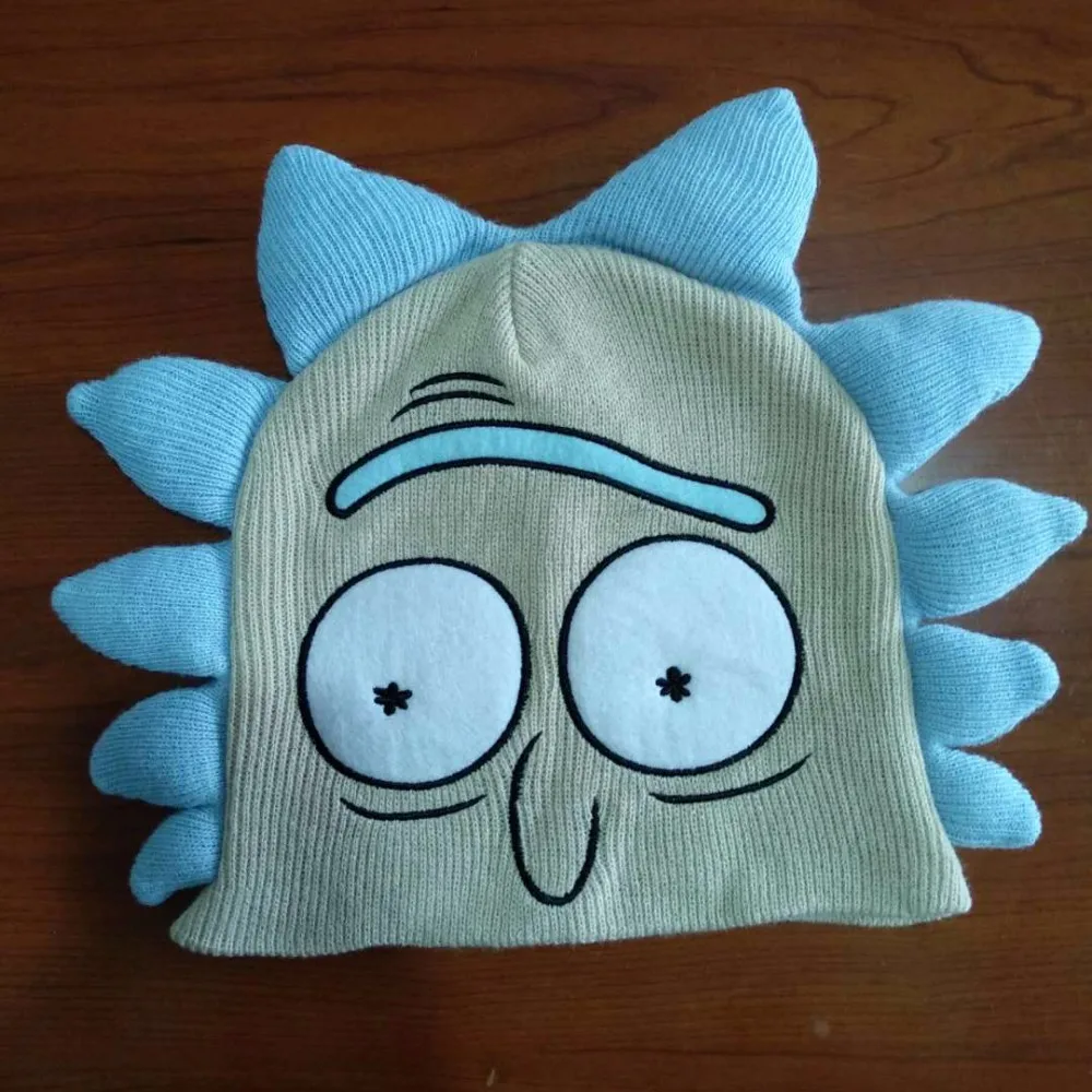 Anime Rick and Morty Knitted Beanie Cap