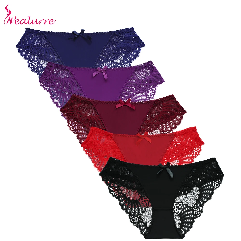 Wealurre Sexy Lace Panties for Women Low Waist Stretch Comfortable Nylon Tanga Briefs Bow Tie Underwear Transparent Bikinis
Wealurre Sexy Lace Panties for Women Low Waist Stretch Comfortable Nylon Tanga Briefs Bow Tie Underwear Transparent Bikinis