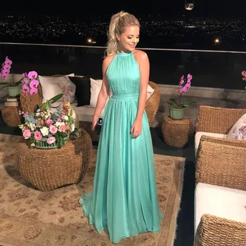 Sexy Open Back Evening Dresses 2019 Halter Chiffon Floor Length Women Long Prom Dress Floor Length Special Event Party Gowns
Sexy Open Back Evening Dresses 2019 Halter Chiffon Floor Length Women Long Prom Dress Floor Length Special Event Party Gowns