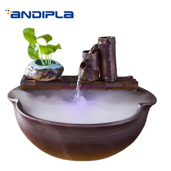 110/220V Jingdezhen Ceramic Water Fountain Home Feng Shui Decoration Fish Tank Vintage Waterscape Humidifier Purification Air
110/220V Jingdezhen Ceramic Water Fountain Home Feng Shui Decoration Fish Tank Vintage Waterscape Humidifier Purification Air
