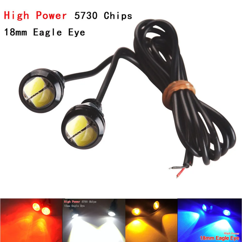 2PCS LED Eagle Eye White Daytime Running DRL Backup Light Fog Auto 12V 18MM 9W White Red Blue Amber Yellow
2PCS LED Eagle Eye White Daytime Running DRL Backup Light Fog Auto 12V 18MM 9W White Red Blue Amber Yellow