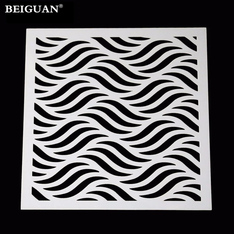 1Pcs Wave Stripes Cake DIY Decorating Stencil Fondant Pattern Printing Spray Template Design Modeling Mold
1Pcs Wave Stripes Cake DIY Decorating Stencil Fondant Pattern Printing Spray Template Design Modeling Mold