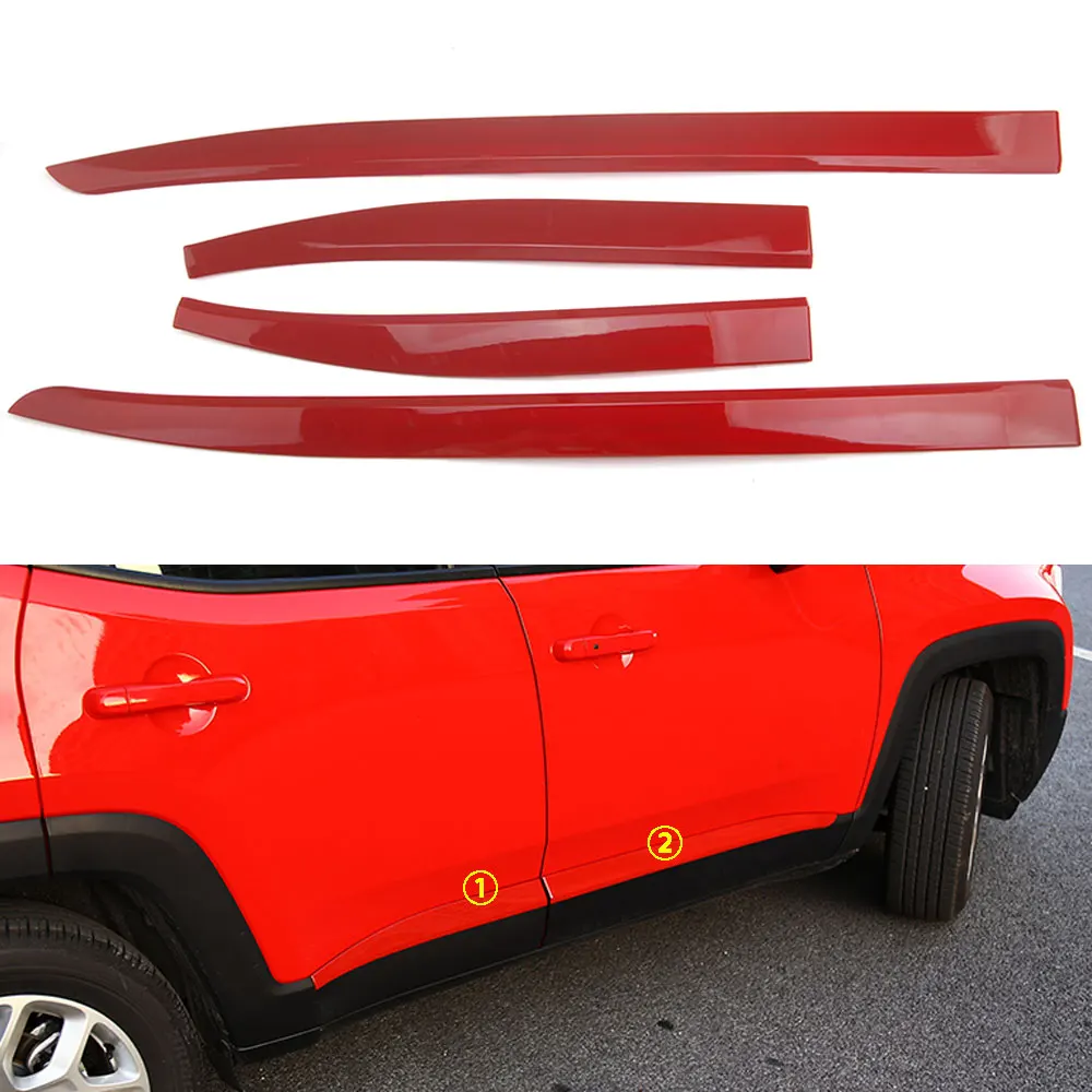 For JEEP RENEGADE CHROME ABS Car SIDE BODY MOLDING DOOR STREAMER PROTECTOR TRIM 2015-2018 Car Styling
For JEEP RENEGADE CHROME ABS Car SIDE BODY MOLDING DOOR STREAMER PROTECTOR TRIM 2015-2018 Car Styling