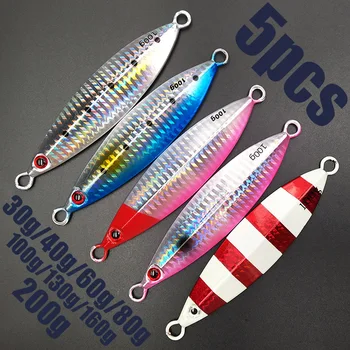 

Lunker slow metal Jig 30g 40g 60g 80g 100g 130g 160g 200g versatile salt water jigging tuna lures glow mackerel deep sea boat