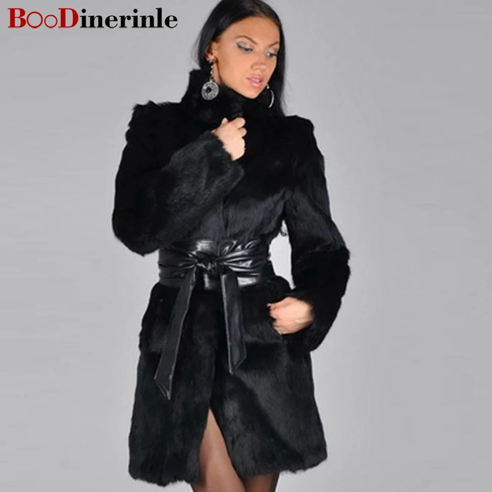 BOoDinerinle Women imitation fur autumn and winter fashion wild belt Slim black pocket faux fur coat casaco pele falso PC011
BOoDinerinle Women imitation fur autumn and winter fashion wild belt Slim black pocket faux fur coat casaco pele falso PC011