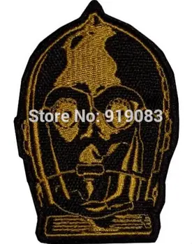 C3PO Face Embroidered Patch C3PO Luke Darth Vader Empire Rebel Robot Star Wars 7 VII The Force Awakens Movie TV iron on badge
C3PO Face Embroidered Patch C3PO Luke Darth Vader Empire Rebel Robot Star Wars 7 VII The Force Awakens Movie TV iron on badge