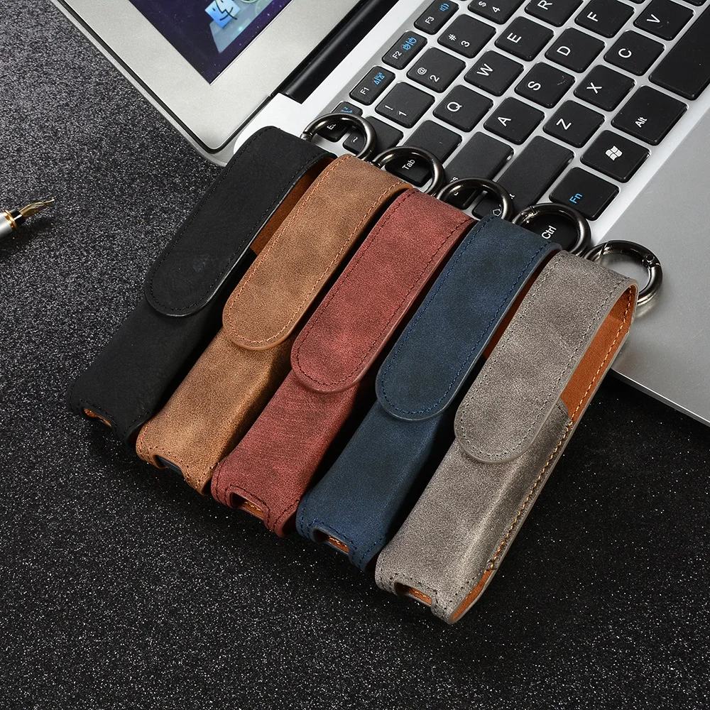New Luxury Frosted Leather Case for Iqos 3.0 2.4 Plus E-Cigarette Accessories Carrying Protective Cover with Metal Ring Hook Up
New Luxury Frosted Leather Case for Iqos 3.0 2.4 Plus E-Cigarette Accessories Carrying Protective Cover with Metal Ring Hook Up