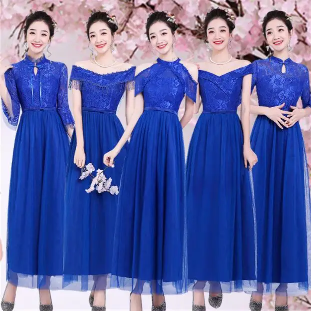 Plus Size Blue Bridesmaid Dress Three Quarter Vintage Bridesmaid Dresses Size 2 to Size 16 SB1967
Plus Size Blue Bridesmaid Dress Three Quarter Vintage Bridesmaid Dresses Size 2 to Size 16 SB1967