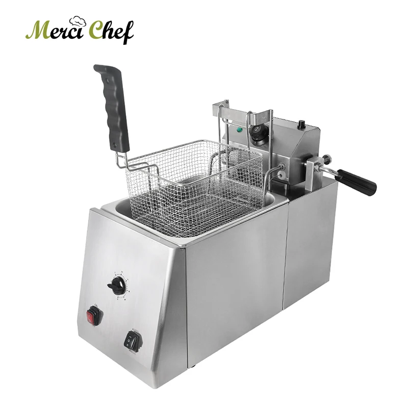 ITOP Commercial Auto Lift-Up Deep Fryer With Timer Temperature Control Fryer Potato Chip Chicken Electric Frying Machine 11L
ITOP Commercial Auto Lift-Up Deep Fryer With Timer Temperature Control Fryer Potato Chip Chicken Electric Frying Machine 11L