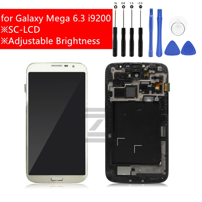 For Samsung Galaxy Mega 6.3 LCD Display with Frame Touch Screen Digitizer LCD for Galaxy Mega 6.3 i9200 i9205 Repair Parts
For Samsung Galaxy Mega 6.3 LCD Display with Frame Touch Screen Digitizer LCD for Galaxy Mega 6.3 i9200 i9205 Repair Parts