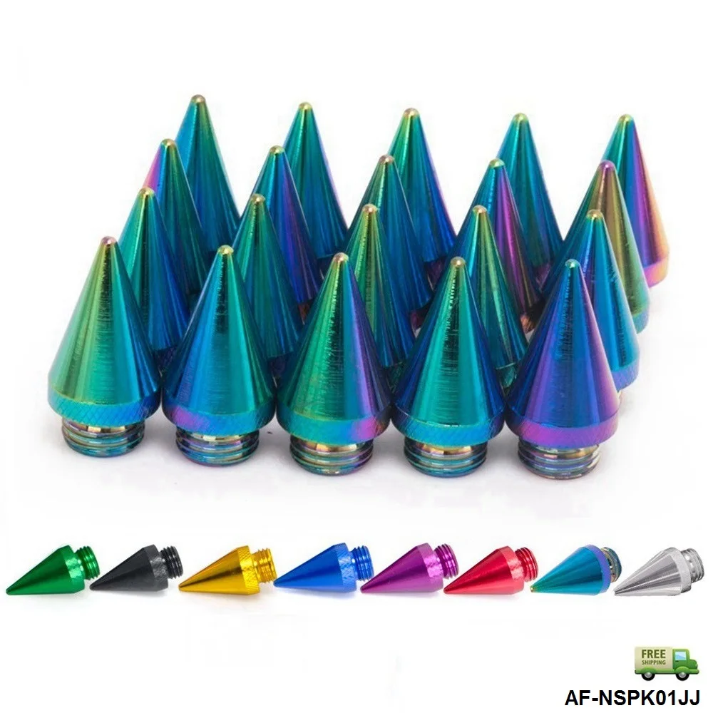 20PCS Universal Aluminum Extened Tuner Spikes Spear tip For Wheels Rims Lug Nuts Jdm Racing AF-NSPK01JJ-FS
20PCS Universal Aluminum Extened Tuner Spikes Spear tip For Wheels Rims Lug Nuts Jdm Racing AF-NSPK01JJ-FS