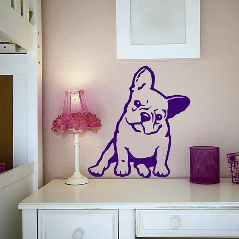 Dog Wall Decal French Bulldog Melancholy Face Vinyl Wall Sticker Home Decor High Quality Vinyl Sticker Art Decal Mural A-140
Dog Wall Decal French Bulldog Melancholy Face Vinyl Wall Sticker Home Decor High Quality Vinyl Sticker Art Decal Mural A-140