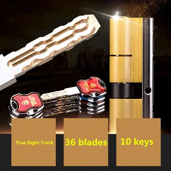 AXK anti-theft lock core super c-36 blade copper super b-class riot multi-track universal core core with 10 keys
AXK anti-theft lock core super c-36 blade copper super b-class riot multi-track universal core core with 10 keys