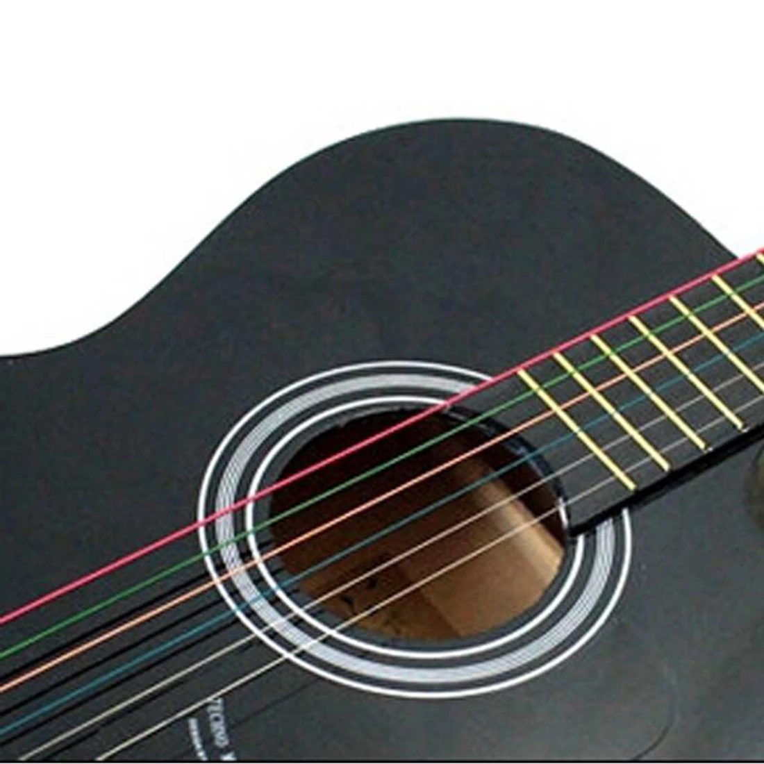 

High Quality Ancient Music Player Guitar Strings Rainbow Strings 6Pcs Latest Guitar Accessories