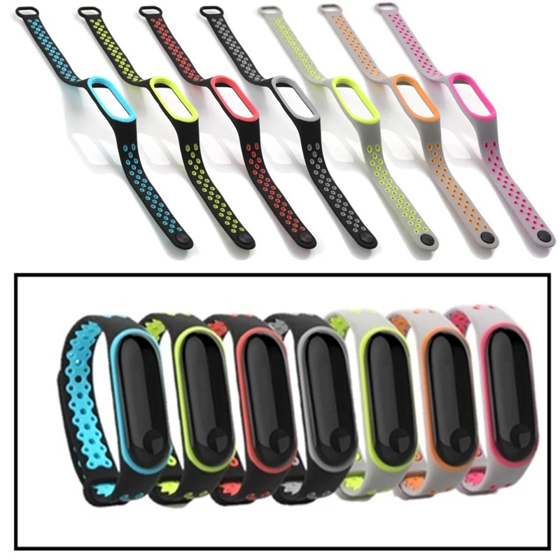 Two-tone Breathable Porous Silicone Wrist Strap for Xiaomi Mi Band 4 MiBand 3 4 Smart Bracelet Band Wristband Straps Replacement
Two-tone Breathable Porous Silicone Wrist Strap for Xiaomi Mi Band 4 MiBand 3 4 Smart Bracelet Band Wristband Straps Replacement