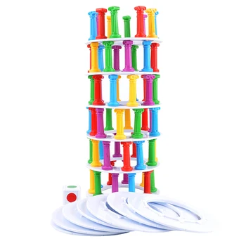 Tower Collapse Board Games Children Educational Dice Board Balance Game Tower Collapse Kids Birthday Party Play Fun Toy Gift
Tower Collapse Board Games Children Educational Dice Board Balance Game Tower Collapse Kids Birthday Party Play Fun Toy Gift