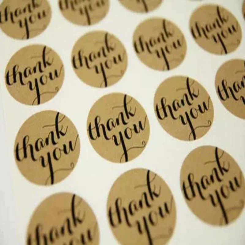 120 Pcs/set Cute Creative Thank You Brown Craft Paper Packaging Seals Kraft Sticker Sealing Labels Party Decorations
120 Pcs/set Cute Creative Thank You Brown Craft Paper Packaging Seals Kraft Sticker Sealing Labels Party Decorations