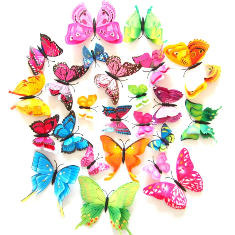 24pcs 3D Butterfly Wall Decor Wall Stickers PVC Art Decals Children Kid Bedroom Decor Home Decoration
24pcs 3D Butterfly Wall Decor Wall Stickers PVC Art Decals Children Kid Bedroom Decor Home Decoration