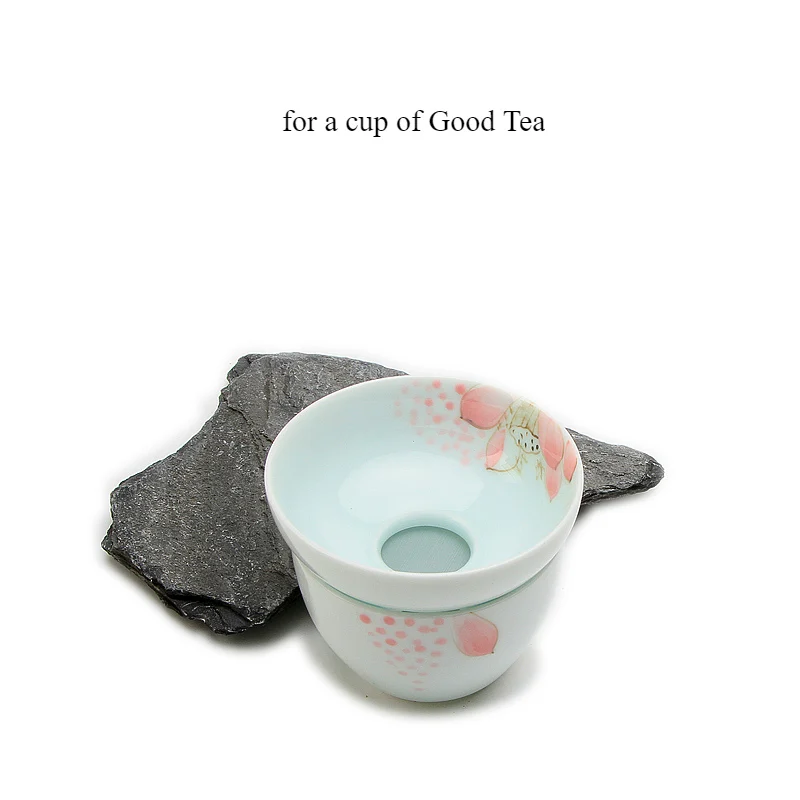 "KingTeaMall" Porcelain Tea Strainers, Infusers, Filters for Chinese Gongfu Chadao Teawares, Teasets, Teatools, Teagifts,
"KingTeaMall" Porcelain Tea Strainers, Infusers, Filters for Chinese Gongfu Chadao Teawares, Teasets, Teatools, Teagifts,