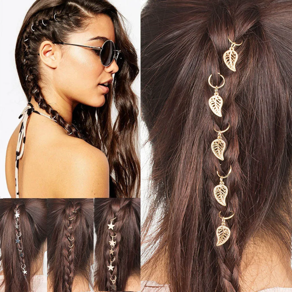 Hair Clips Accessory Women Hip-Hop Braid Hand Cross Shell Star Ring 5PC Executor cruz concha estrela anel gancho de cabelo
Hair Clips Accessory Women Hip-Hop Braid Hand Cross Shell Star Ring 5PC Executor cruz concha estrela anel gancho de cabelo