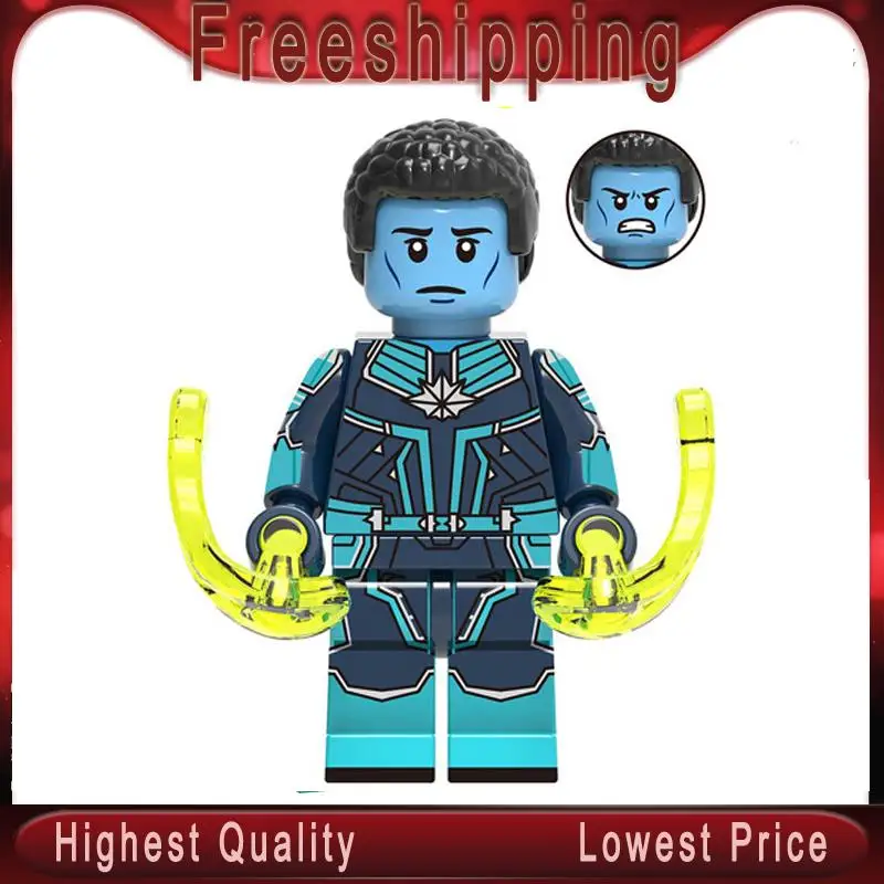 Super Heroes Building Blocks Bricks Yon-Rogg Nick Fury Skrull Att-Lass Bron-Char Gift Toys For Children XH1203
Super Heroes Building Blocks Bricks Yon-Rogg Nick Fury Skrull Att-Lass Bron-Char Gift Toys For Children XH1203