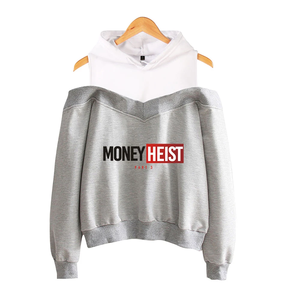Leisure HIP HOP Money Heist La Casa de Papel House of Paper 2D off the shoulder Hooded sweatshirt Women/Men Clothes
Leisure HIP HOP Money Heist La Casa de Papel House of Paper 2D off the shoulder Hooded sweatshirt Women/Men Clothes