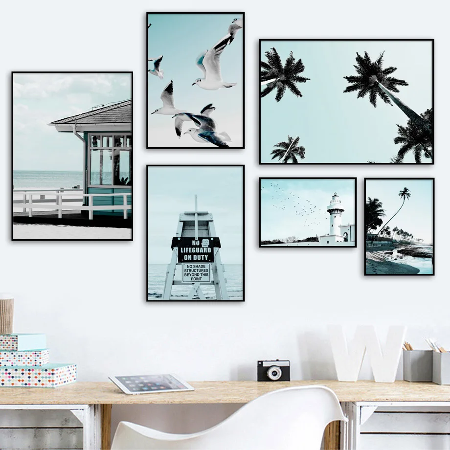 Beach Seagull Coconut Tree Sign Landscape Wall Art Canvas Painting Nordic Posters And Prints Wall Pictures For Living Room Decor
Beach Seagull Coconut Tree Sign Landscape Wall Art Canvas Painting Nordic Posters And Prints Wall Pictures For Living Room Decor