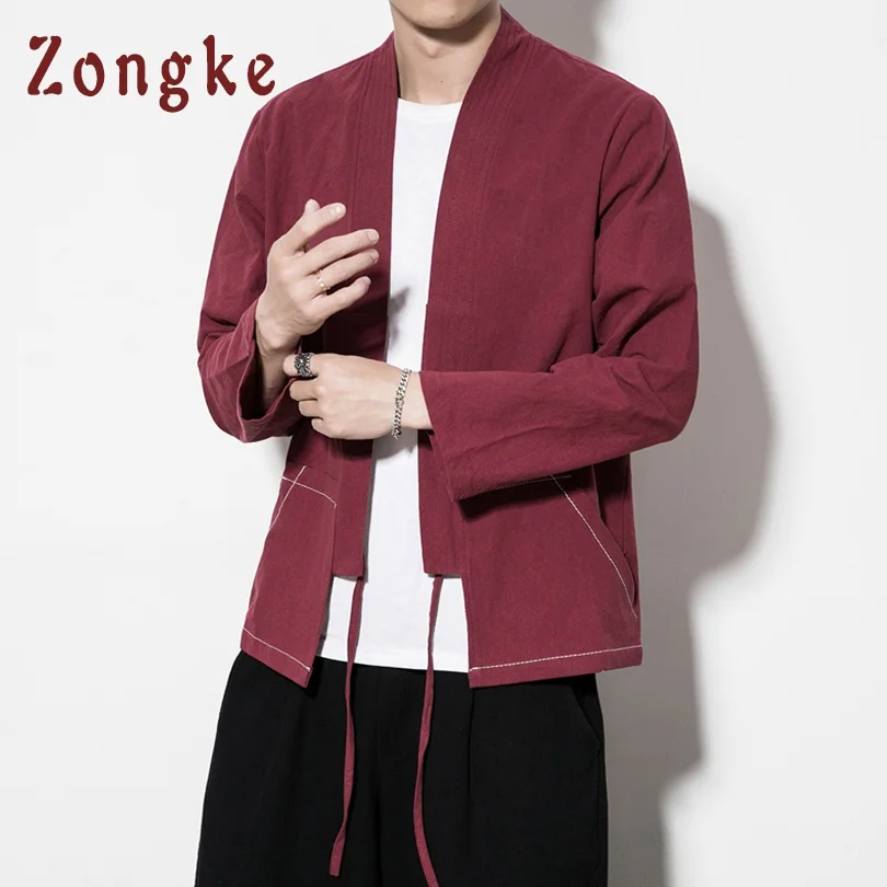 Zongke Chinese Kimono Cardigan Jacket Men Solid Streetwear Japanese Kimono Men Cardigan Mens Kimono Jacket Coat 2019 Spring New
Zongke Chinese Kimono Cardigan Jacket Men Solid Streetwear Japanese Kimono Men Cardigan Mens Kimono Jacket Coat 2019 Spring New
