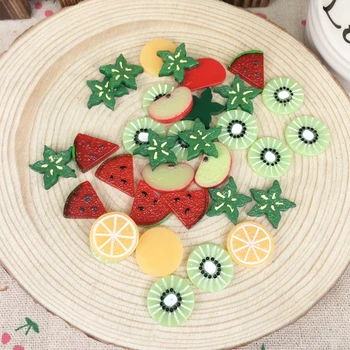 30Pieces Mixed Miniature Fake Fruit Slice Kawai DIY Flatback Resin Cabochons Flat Back Resins Cabochon Decorative Craft
30Pieces Mixed Miniature Fake Fruit Slice Kawai DIY Flatback Resin Cabochons Flat Back Resins Cabochon Decorative Craft