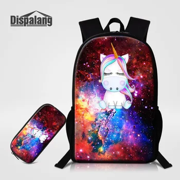 Dispalang Cartoon Unicorn Backpacks with Pencil Bag 2Pcs/Set School Bag for Teenage Boys Children Bagpack Mochila Book Bag
Dispalang Cartoon Unicorn Backpacks with Pencil Bag 2Pcs/Set School Bag for Teenage Boys Children Bagpack Mochila Book Bag