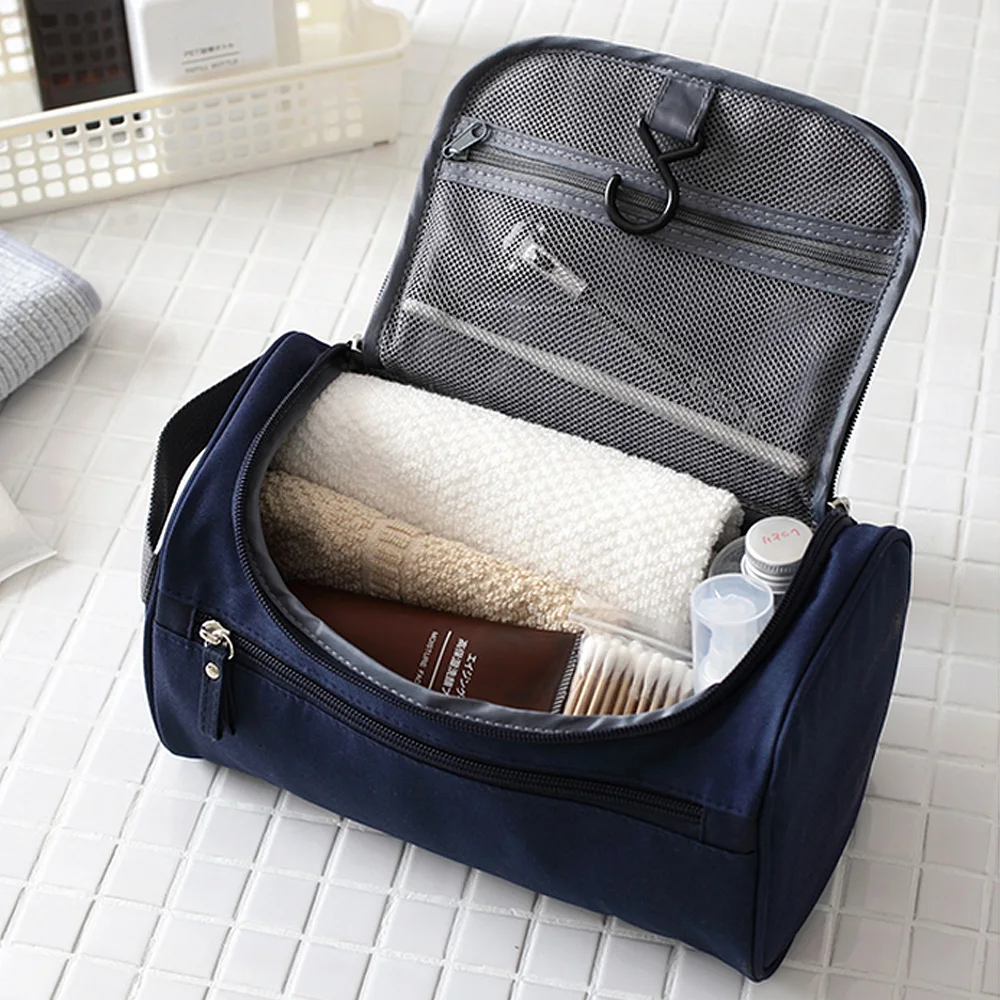 Fashion large waterproof nylon travel cosmetic bag storage bag protective cover essential makeup wash bag
Fashion large waterproof nylon travel cosmetic bag storage bag protective cover essential makeup wash bag
