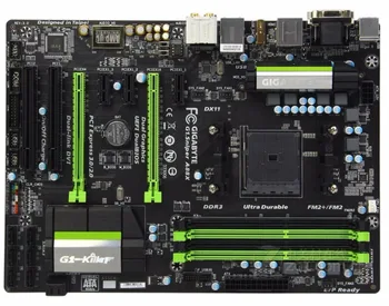 For Gigabyte GA-G1.Sniper A88X Original Used Motherboard G1.Sniper A88X for A88X Socket FM2 FM2+ DDR3 USB3.0 SATA3.0
For Gigabyte GA-G1.Sniper A88X Original Used Motherboard G1.Sniper A88X for A88X Socket FM2 FM2+ DDR3 USB3.0 SATA3.0