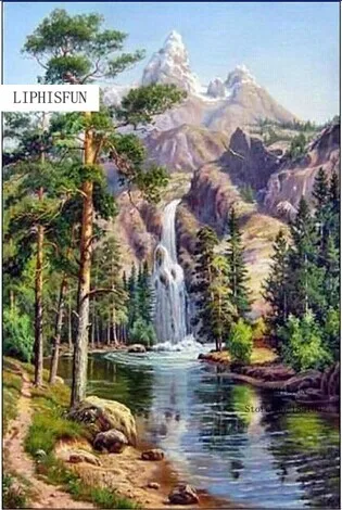 5D Full Drilled Diy Diamond Painting Handmade Waterfall Cross Stitch Resin Square Diamond Sets Diamond Embroidery
5D Full Drilled Diy Diamond Painting Handmade Waterfall Cross Stitch Resin Square Diamond Sets Diamond Embroidery