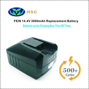 FEI14.4A 3000mAH 14.4V Li-ion Battery Replacement FEIN B14A.164.01 Original Battery
FEI14.4A 3000mAH 14.4V Li-ion Battery Replacement FEIN B14A.164.01 Original Battery