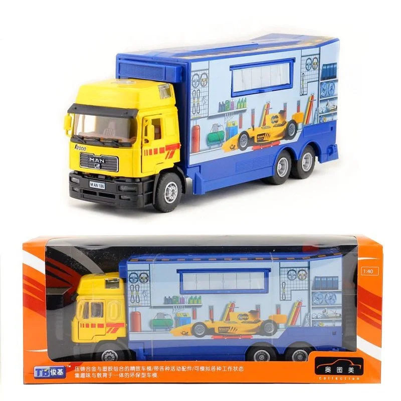 1pc 1:40 JOYCITY container truck racing car maintenance lorry engineering van vehicle alloy model car boy children toy
1pc 1:40 JOYCITY container truck racing car maintenance lorry engineering van vehicle alloy model car boy children toy