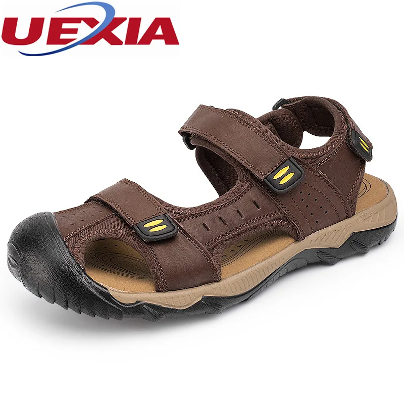 Outdoor Sport Sandals Shoes Leather Zapato Walking Beach Big Size 48 Designer Flats Water Upstream Zapatos Masculino Slippers
Outdoor Sport Sandals Shoes Leather Zapato Walking Beach Big Size 48 Designer Flats Water Upstream Zapatos Masculino Slippers