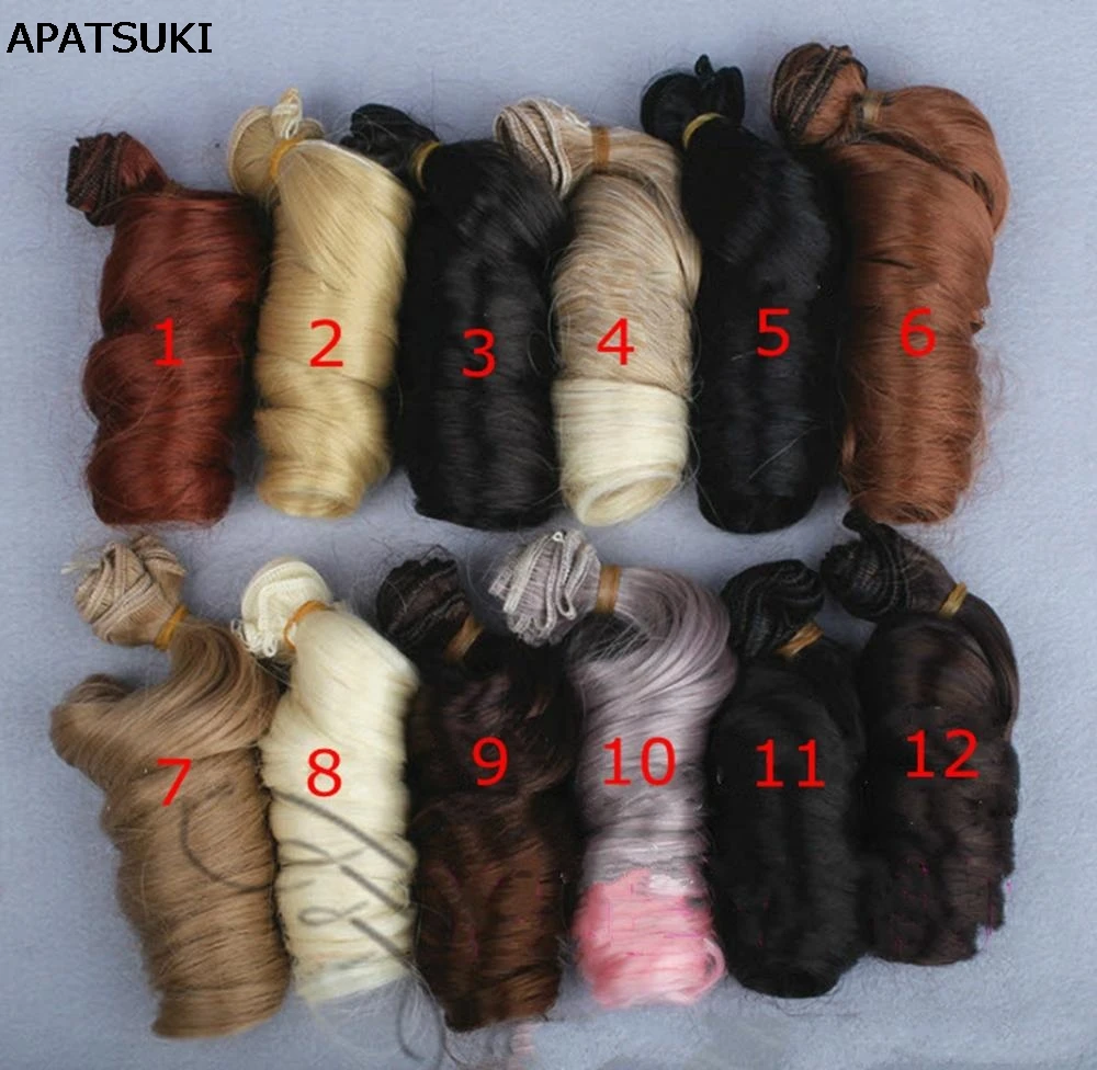 BJD SD DIY Doll Hair For Barbie Doll DIY High-temperature Wire Curly Wave Wig Natural Color Wigs Hair
BJD SD DIY Doll Hair For Barbie Doll DIY High-temperature Wire Curly Wave Wig Natural Color Wigs Hair