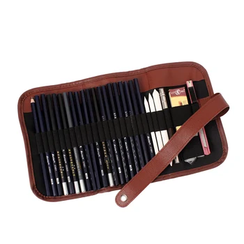 21cm * 40cm 24Pcs Set Sketch Pencils Case Charcoal Extender Pencil Shade Cutter Drawing Bag
21cm * 40cm 24Pcs Set Sketch Pencils Case Charcoal Extender Pencil Shade Cutter Drawing Bag