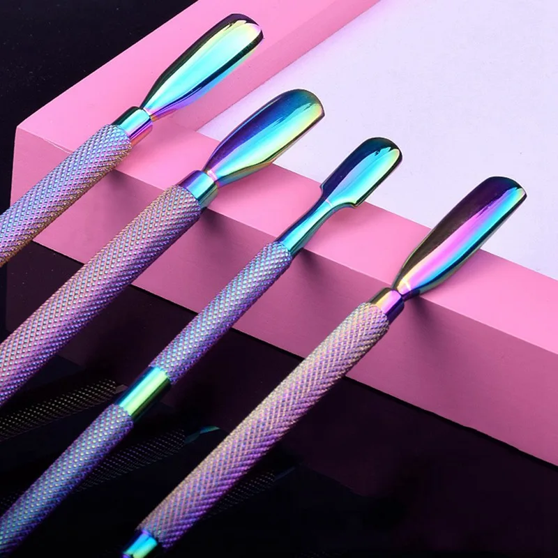 1pcs Double-ended Cuticle Removal Nail Art Pusher Chameleon Antiskid Manicure Stainless Steel Nail Tools
1pcs Double-ended Cuticle Removal Nail Art Pusher Chameleon Antiskid Manicure Stainless Steel Nail Tools