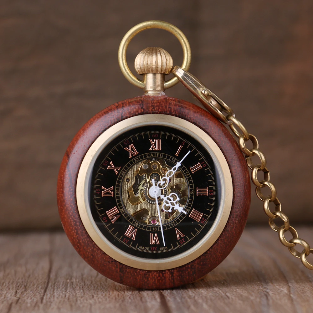 Drop Shipping Mechanical Pocket Watch Vintage Wooden Roman Numerals Creative Carving Luxury Mens Women Watches
Drop Shipping Mechanical Pocket Watch Vintage Wooden Roman Numerals Creative Carving Luxury Mens Women Watches