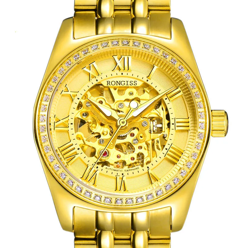 Out Mechanics Wrist Watch Switzerland Noctilucent Automatic Golden Mechanics Surface Waterproof Business Affairs Wrist Watch
Out Mechanics Wrist Watch Switzerland Noctilucent Automatic Golden Mechanics Surface Waterproof Business Affairs Wrist Watch