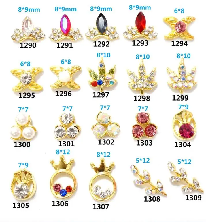 20Pcs New Crown Leaf Charm Design Glitter Clear Rhinestone Nail Decorations 3D Alloy Nail Jewelry DIY Nail Art Studs Tools
20Pcs New Crown Leaf Charm Design Glitter Clear Rhinestone Nail Decorations 3D Alloy Nail Jewelry DIY Nail Art Studs Tools