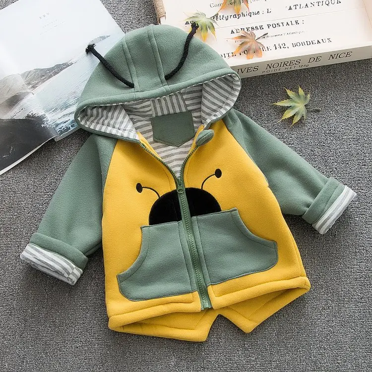 Children's thick hoodies 2019 new autumn winter boys girls cotton cartoon beetle coat
Children's thick hoodies 2019 new autumn winter boys girls cotton cartoon beetle coat