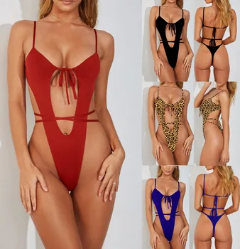 Solid Colors Monokini 2019 One Piece Swimsuit Hollow Sling Brazilian Bikini Swimwear Women Beachwear Bathing Suit A2419YPC
Solid Colors Monokini 2019 One Piece Swimsuit Hollow Sling Brazilian Bikini Swimwear Women Beachwear Bathing Suit A2419YPC