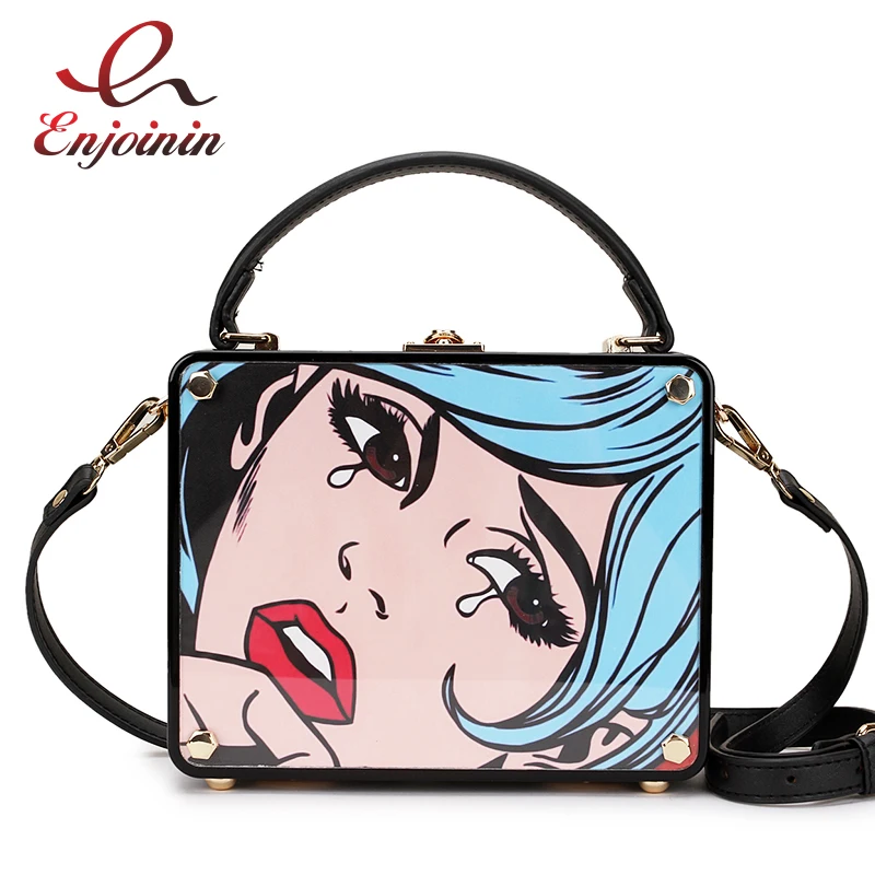 Fashion Box Design Cartoon Letter Picture Women Party Tote Bag Shoulder Bag Crossbody Mini Messenger Bag Handbag Designer Bag
Fashion Box Design Cartoon Letter Picture Women Party Tote Bag Shoulder Bag Crossbody Mini Messenger Bag Handbag Designer Bag