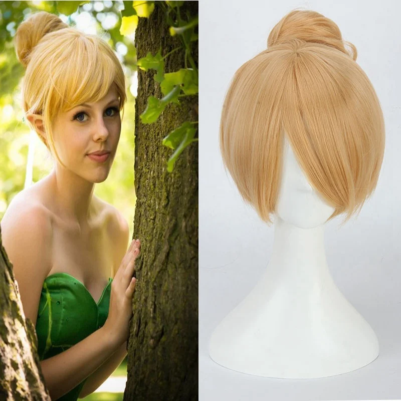 High Quality Princess Tinker Bell Cosplay Wig Short Straight Blond Heat Resistant Synthetic Hair Bun for Women Costume Party
High Quality Princess Tinker Bell Cosplay Wig Short Straight Blond Heat Resistant Synthetic Hair Bun for Women Costume Party