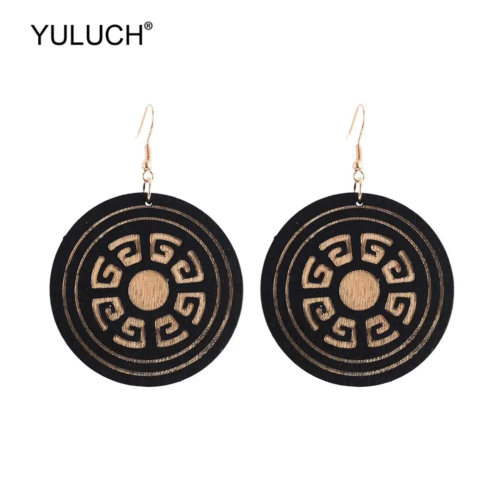 YULUCH Fashion Drop Earrings 2019 African Round Wooden Pendant Earrings Women Ethnic Big Long Jewelry Accessories For Party Gift
YULUCH Fashion Drop Earrings 2019 African Round Wooden Pendant Earrings Women Ethnic Big Long Jewelry Accessories For Party Gift