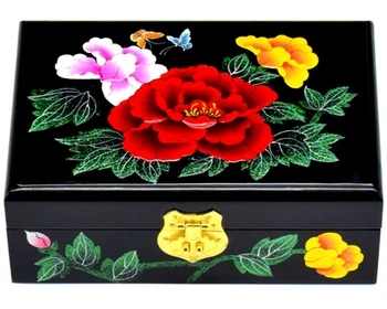 beautiful NEW Chinese handmade classic wooden lacquer & peony jewelry box 2 layers 012
beautiful NEW Chinese handmade classic wooden lacquer & peony jewelry box 2 layers 012