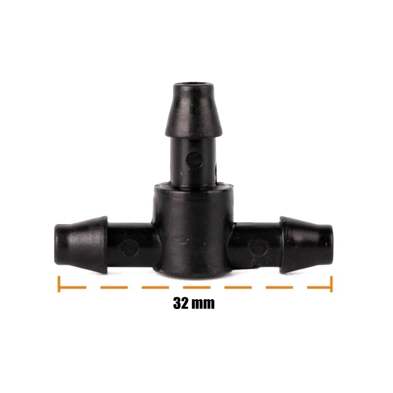 20pcs 4/7mm Garden Hose Tee Connectors Greenhouse Home Garden Drip Irrigation Pipe Joint Gardening Water Hose Splitter Fittings
20pcs 4/7mm Garden Hose Tee Connectors Greenhouse Home Garden Drip Irrigation Pipe Joint Gardening Water Hose Splitter Fittings